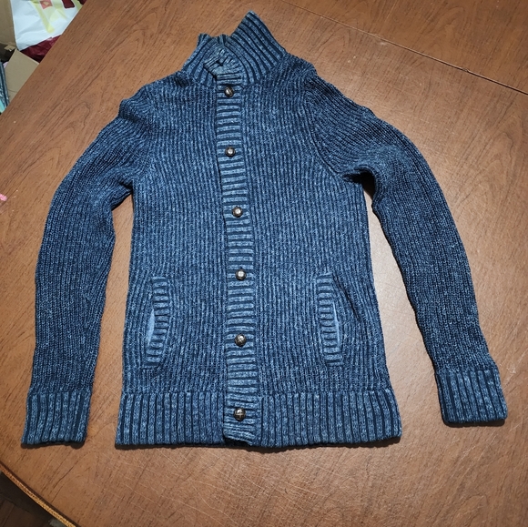 Merona Navy Textured Knit Sweater - Picture 6 of 10